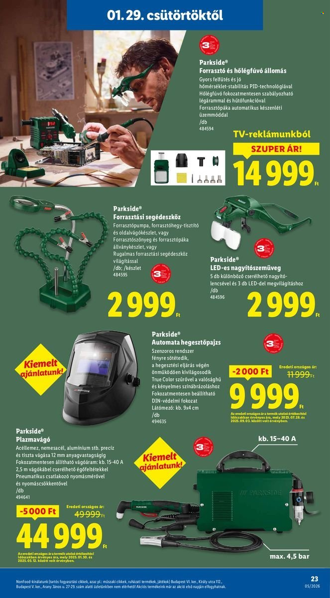 Lidl akciós újságok - 2026.01.29 - 2026.02.04. Oldal 23