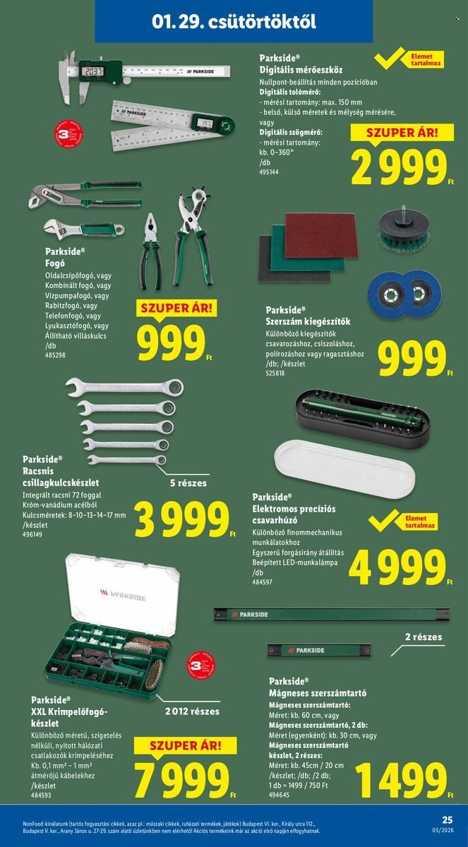 Lidl akciós újságok - 2026.01.29 - 2026.02.04. Oldal 25