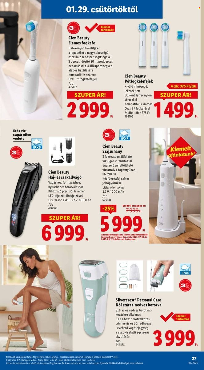 Lidl akciós újságok - 2026.01.29 - 2026.02.04. Oldal 27