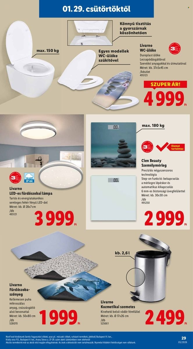 Lidl akciós újságok - 2026.01.29 - 2026.02.04. Oldal 29
