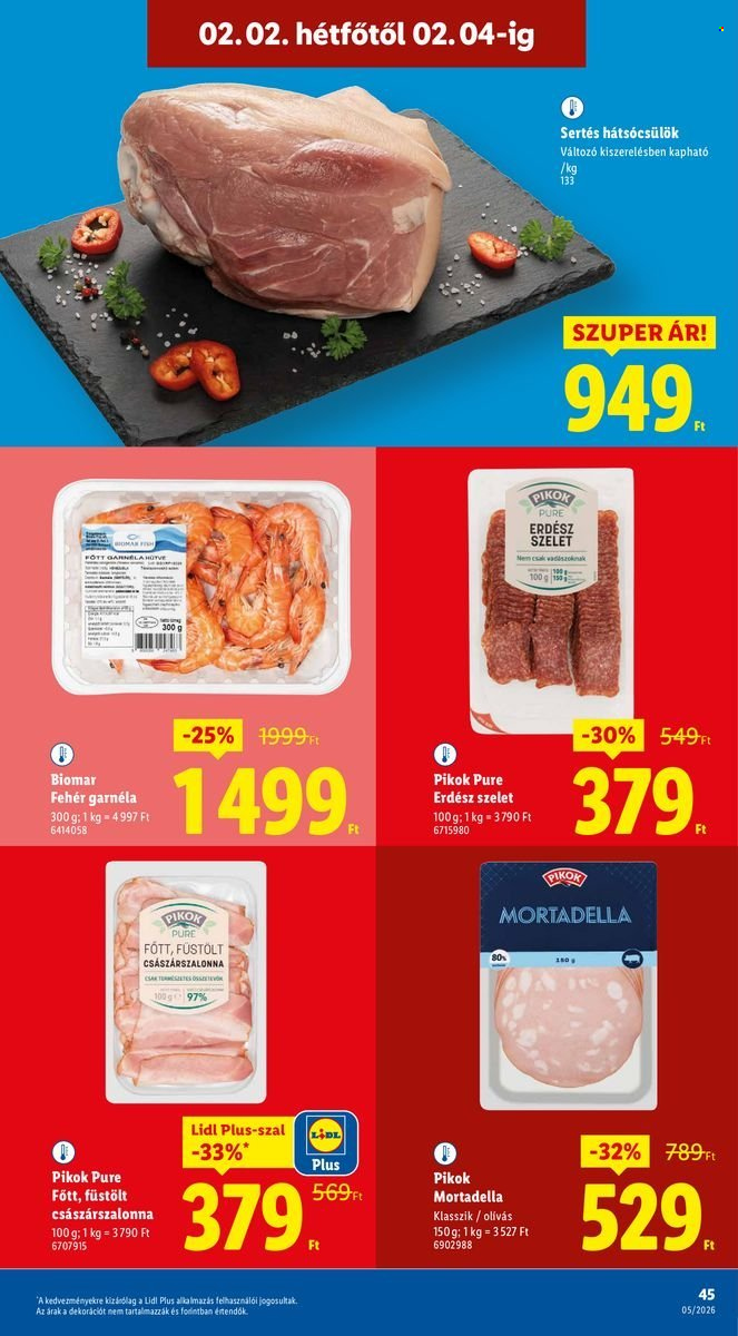 Lidl akciós újságok - 2026.01.29 - 2026.02.04. Oldal 45