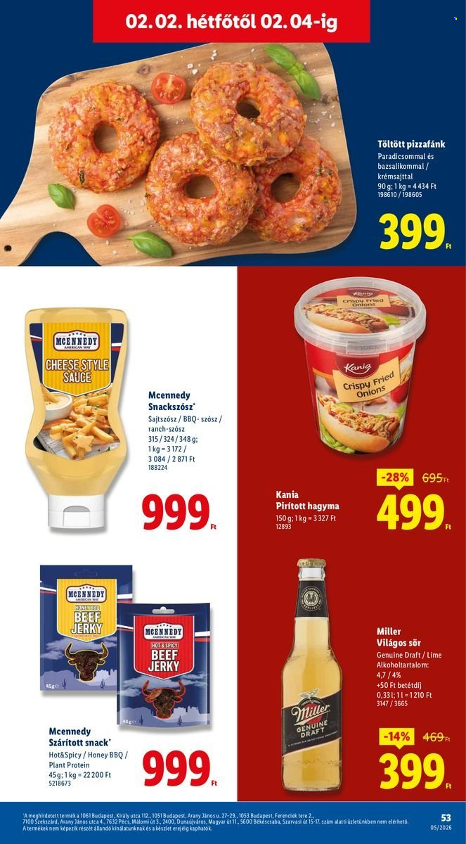 Lidl akciós újságok - 2026.01.29 - 2026.02.04. Oldal 53