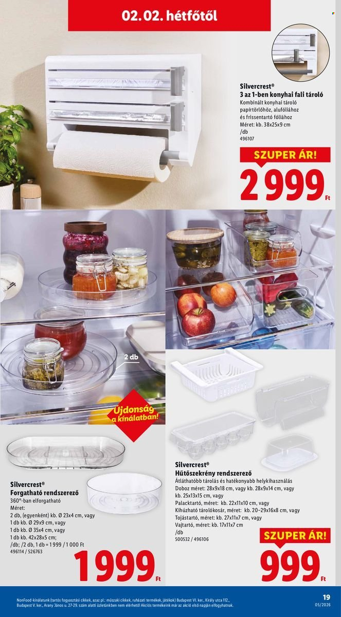 Lidl akciós újságok - 2026.01.29 - 2026.02.04. Oldal 19