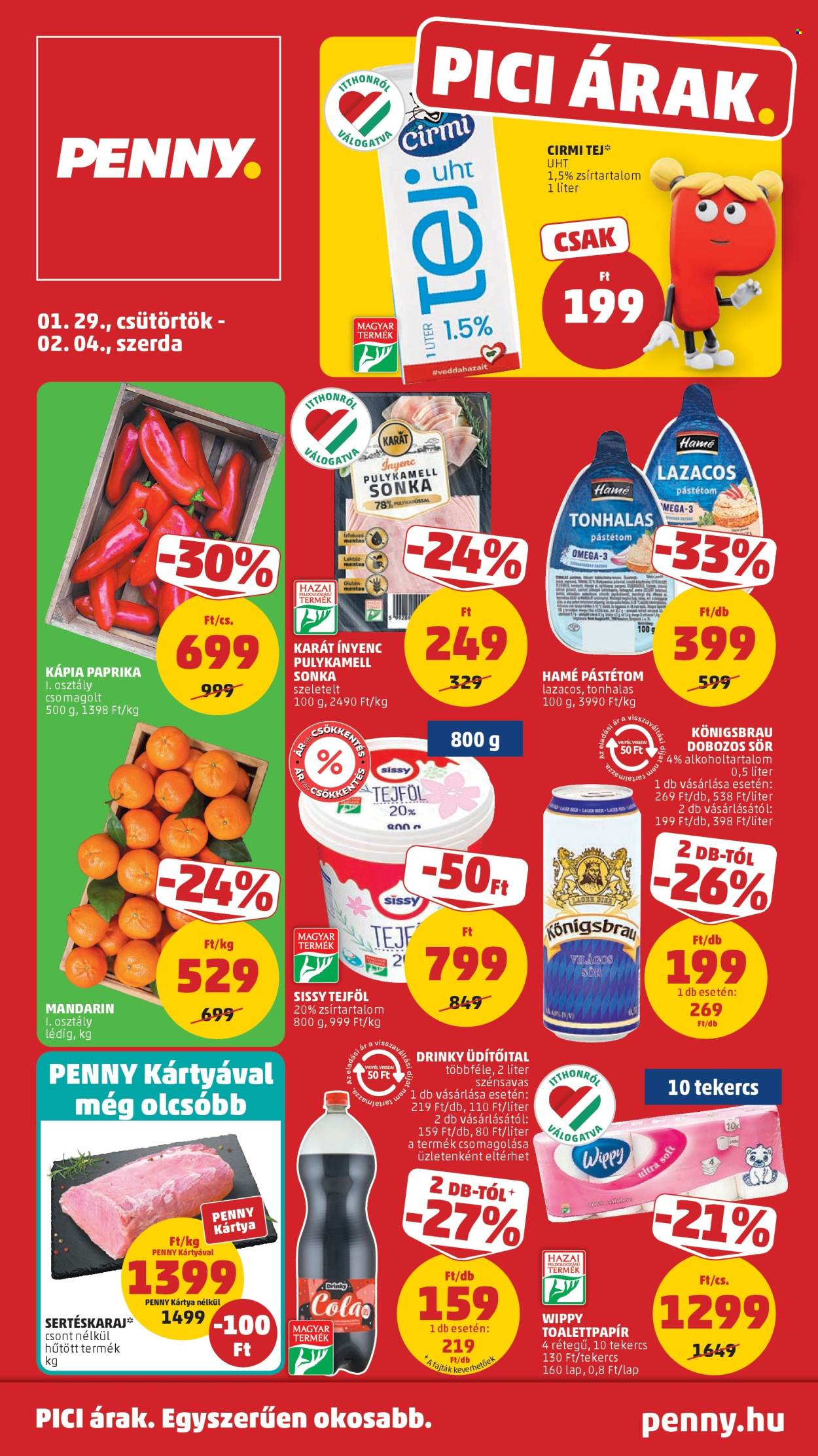 Penny Market akciós újságok - 2026.01.29 - 2026.02.04. Oldal 1