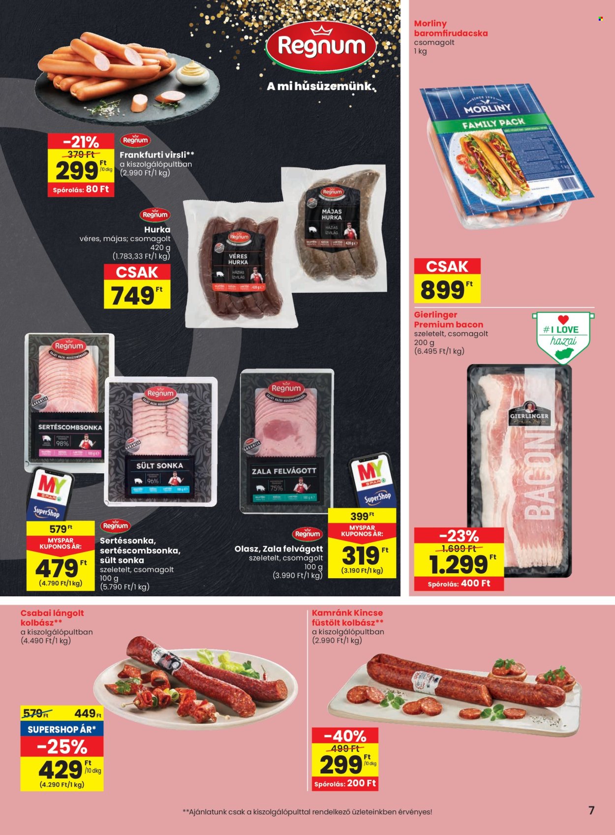 SPAR akciós újságok - 2026.01.29 - 2026.02.04. Oldal 7