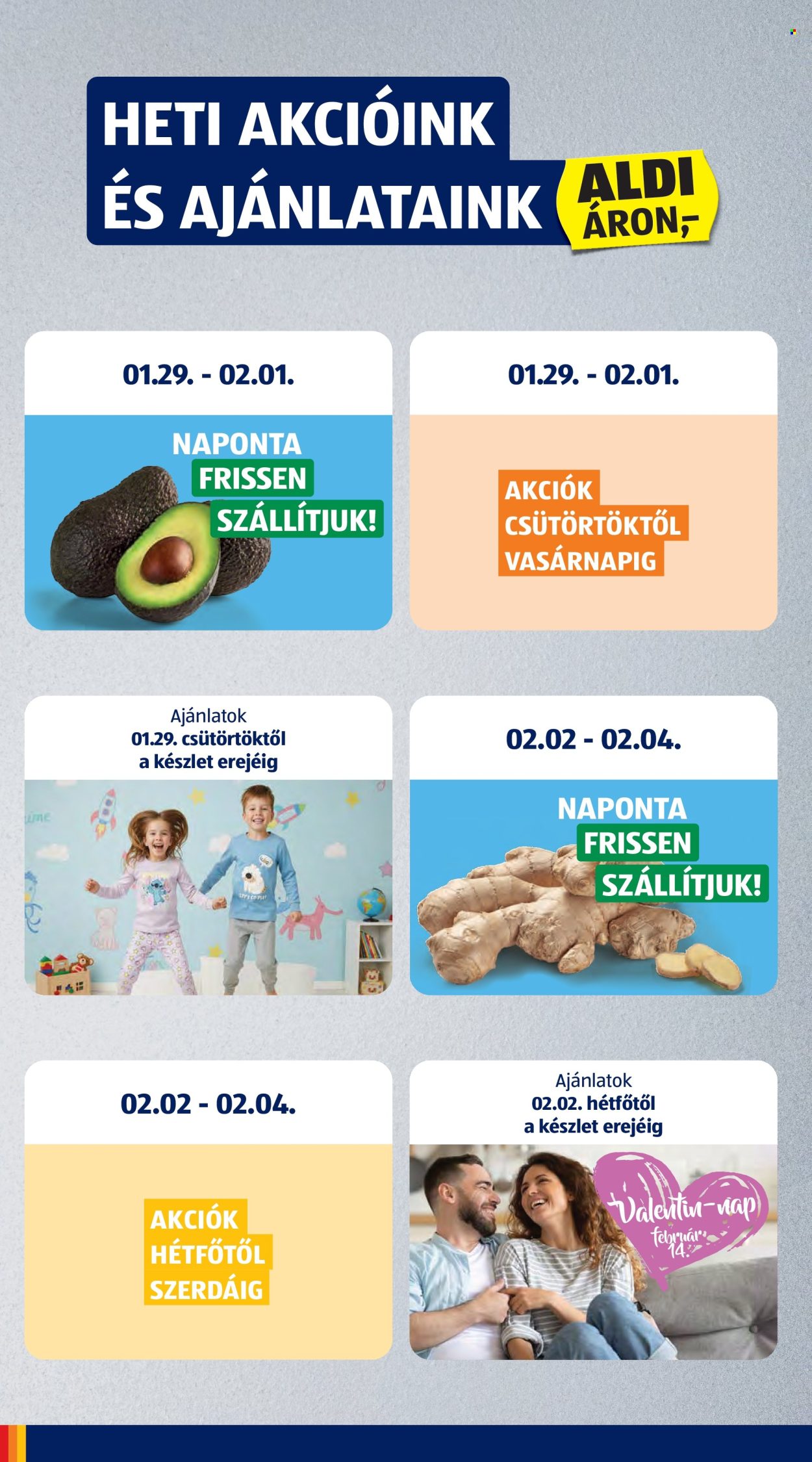 Aldi akciós újságok - 2026.01.29 - 2026.02.04. Oldal 2