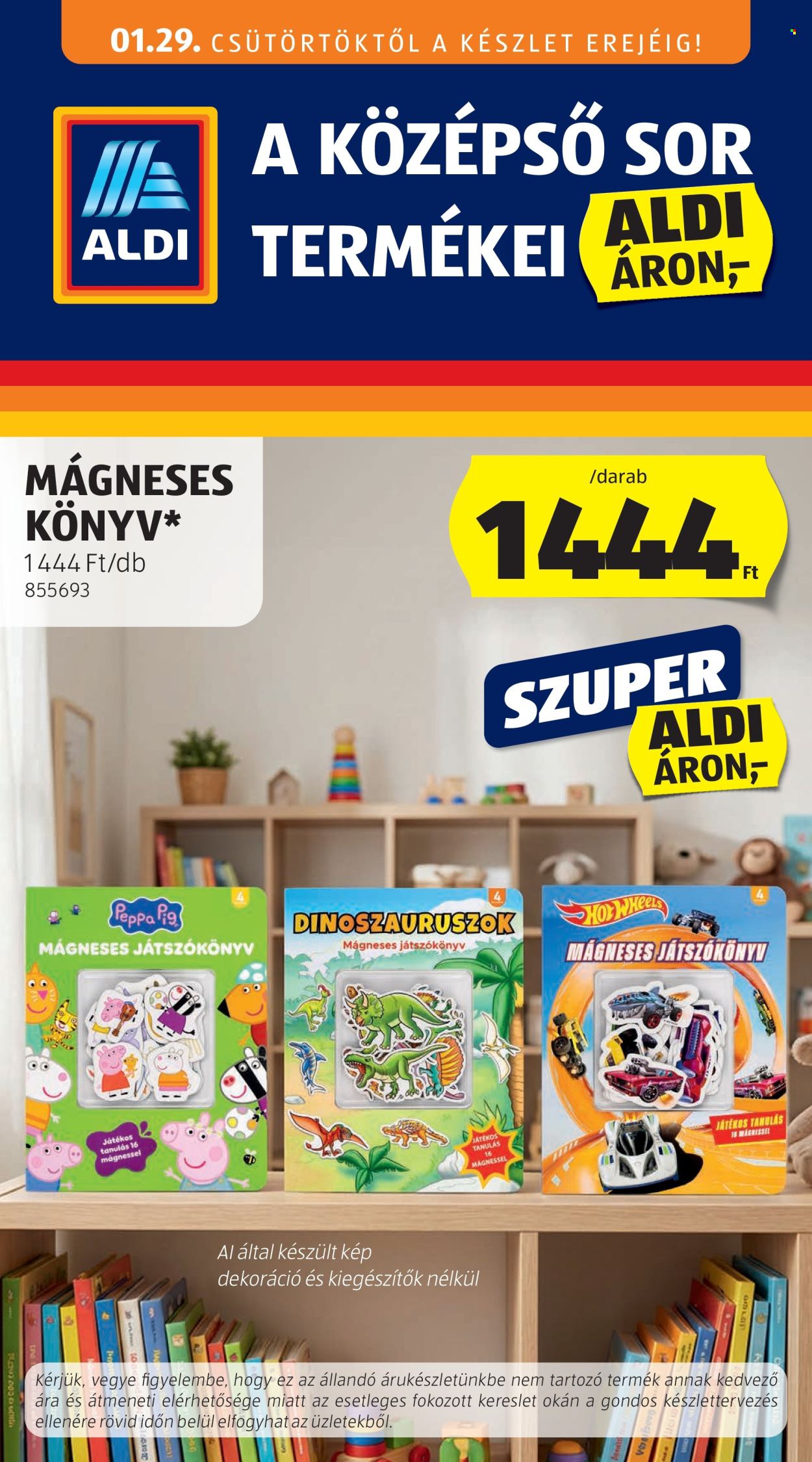 Aldi akciós újságok - 2026.01.29 - 2026.02.04. Oldal 1