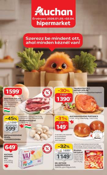 Újság Auchan - 2026.01.29 - 2026.02.04.