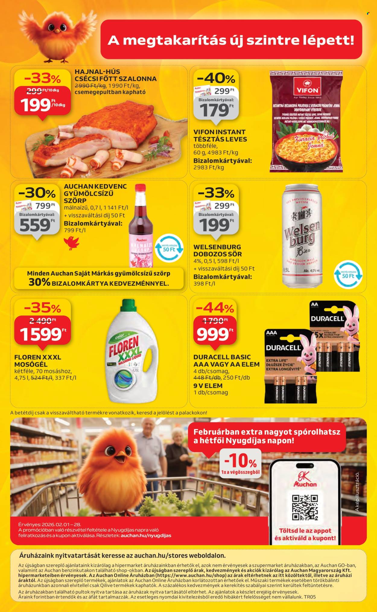 Auchan akciós újságok - 2026.01.29 - 2026.02.04. Oldal 38