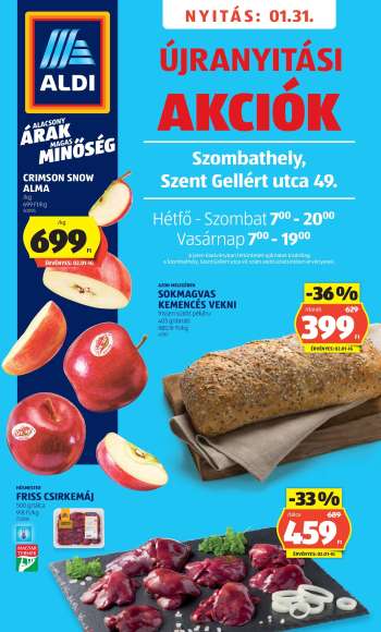Újság Aldi - 2026.01.31 - 2026.02.04.