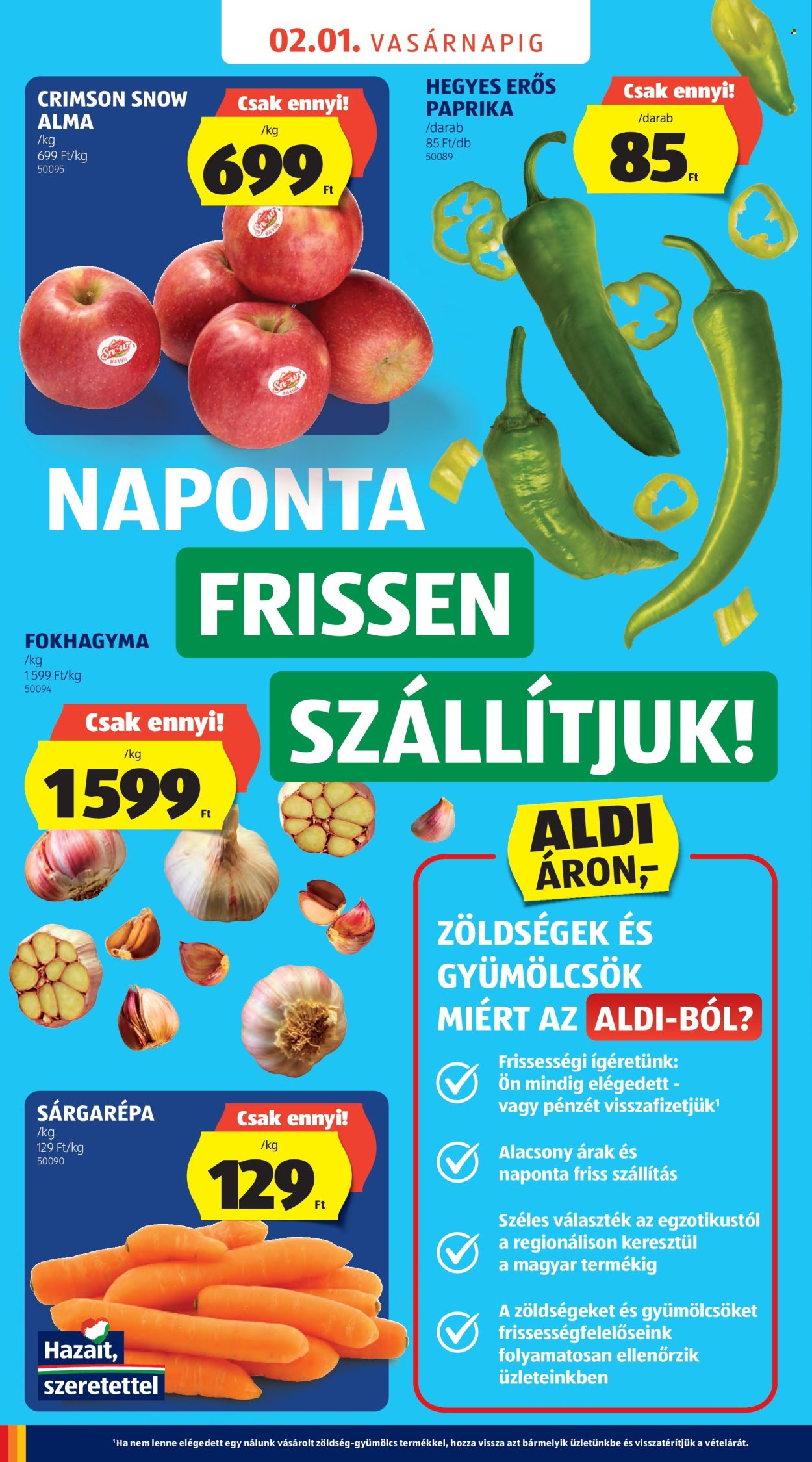 Aldi akciós újságok - 2026.01.31 - 2026.02.02. Oldal 2