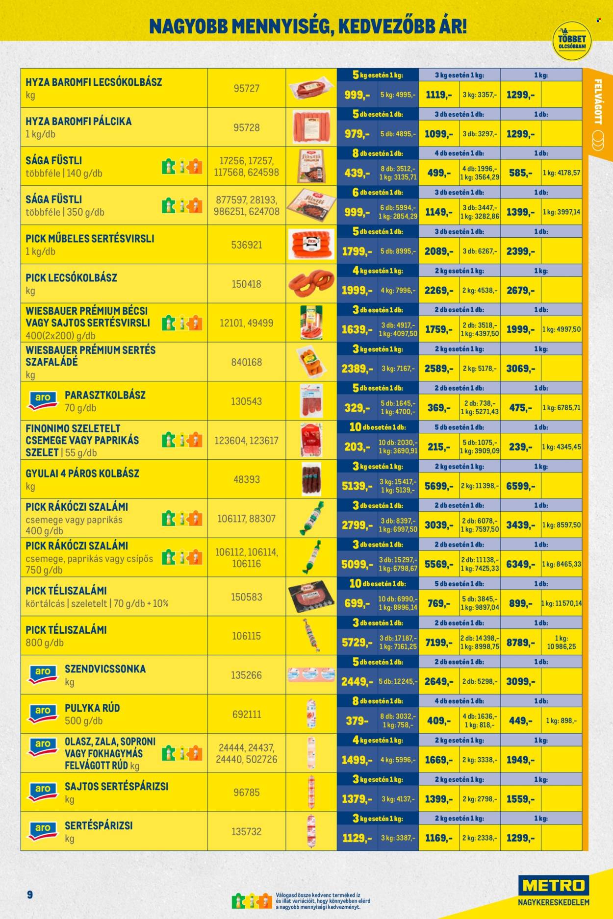 Metro akciós újságok - 2026.02.01 - 2026.02.28. Oldal 9