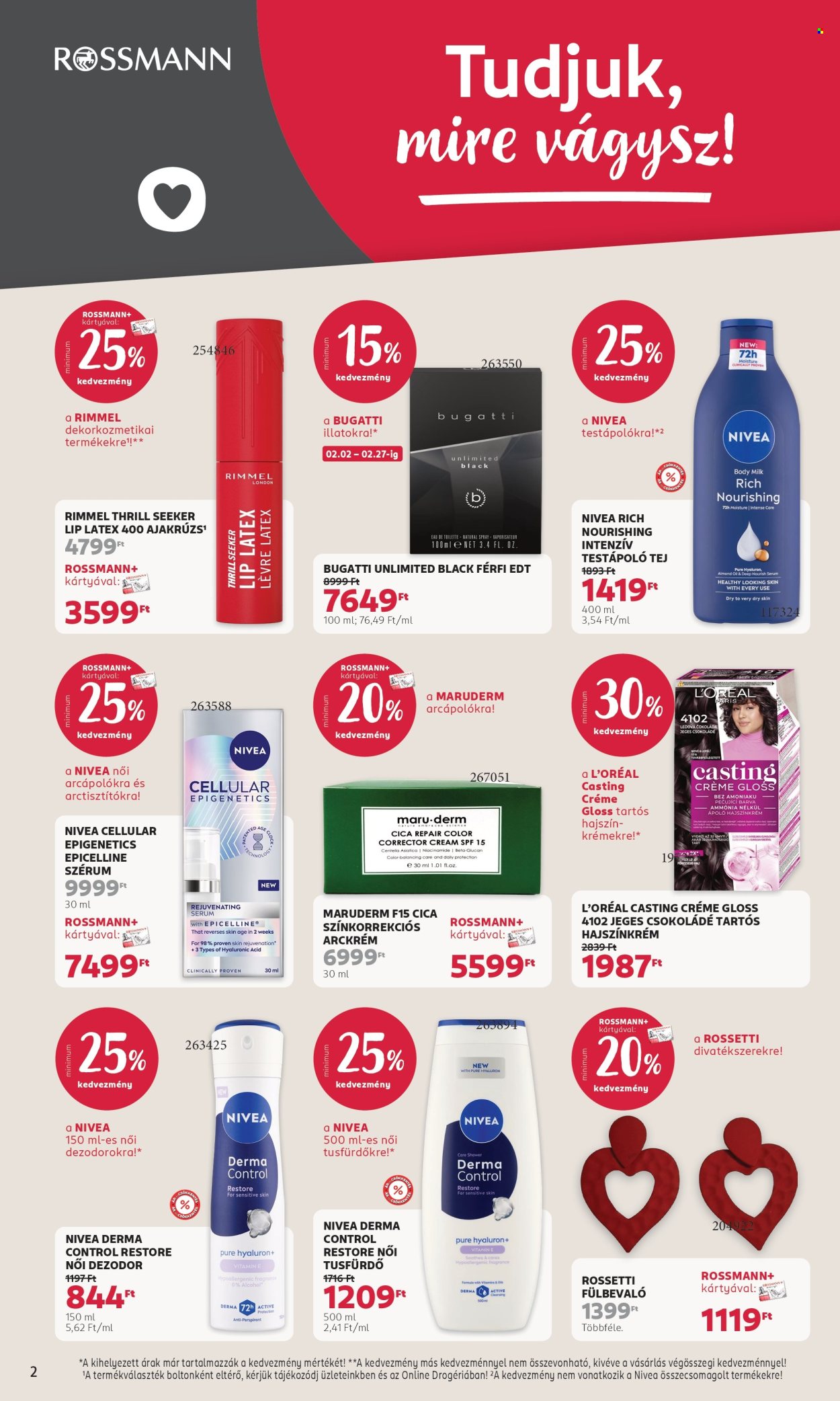 Rossmann akciós újságok - 2026.02.02 - 2026.02.13. Oldal 2