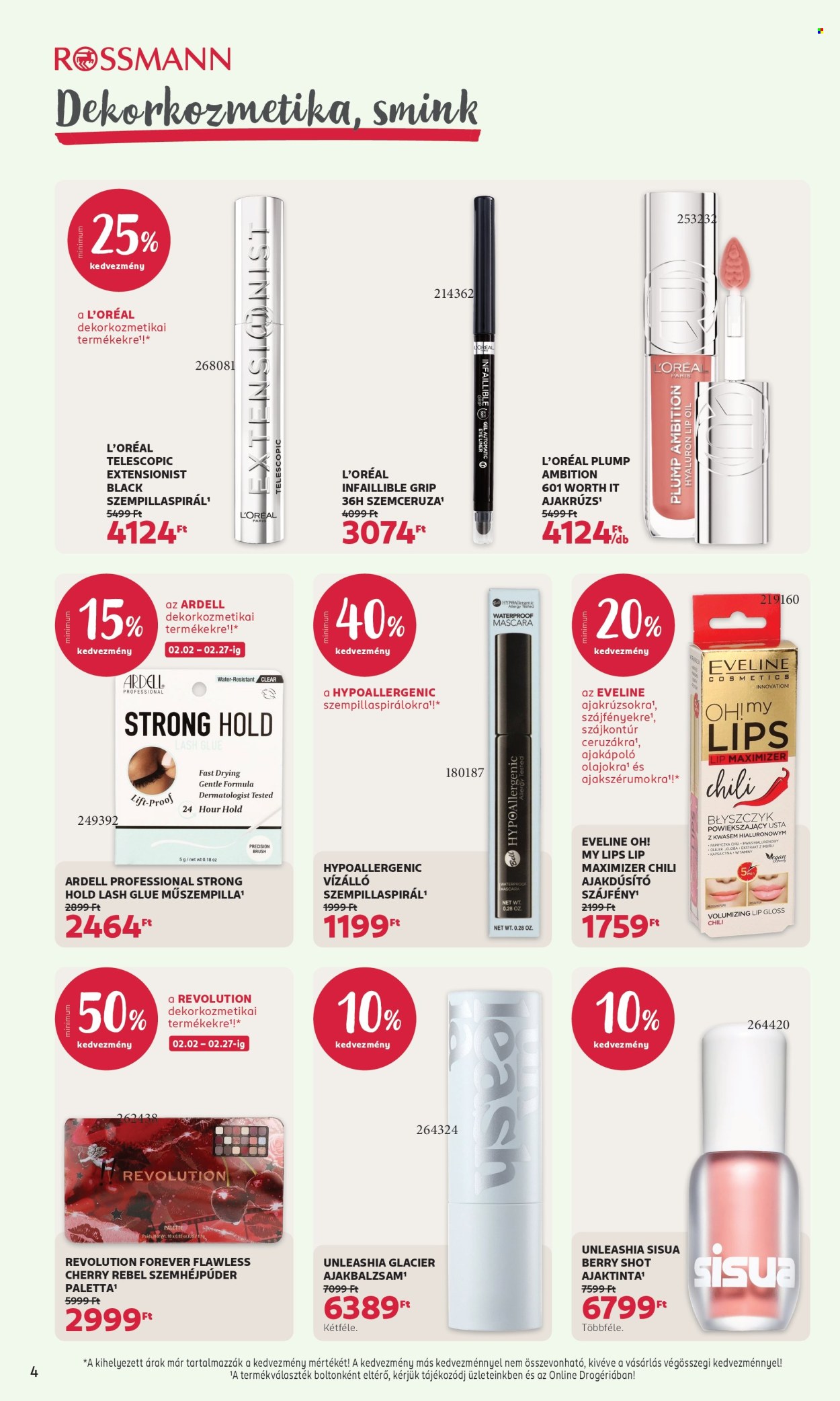 Rossmann akciós újságok - 2026.02.02 - 2026.02.13. Oldal 4