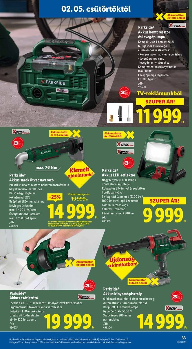 Lidl akciós újságok - 2026.02.05 - 2026.02.11. Oldal 33
