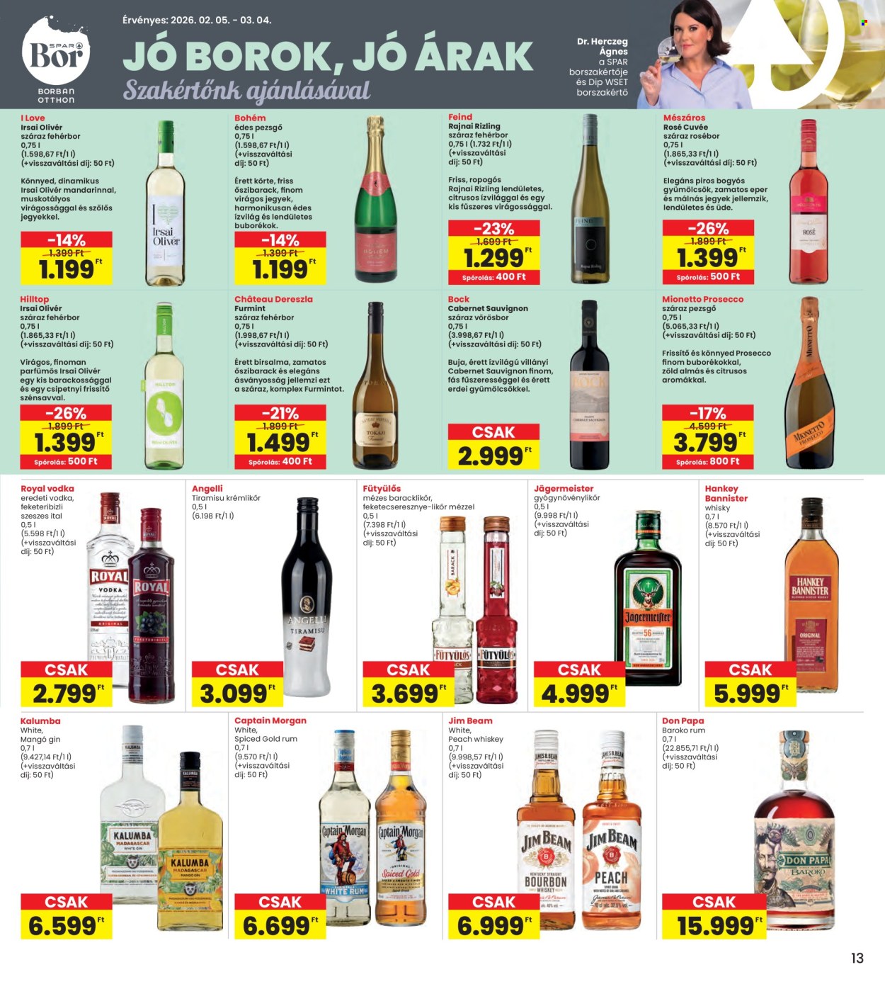 INTERSPAR akciós újságok - 2026.02.05 - 2026.02.11. Oldal 13