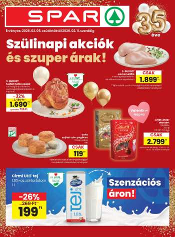 Újság SPAR - 2026.02.05 - 2026.02.11.