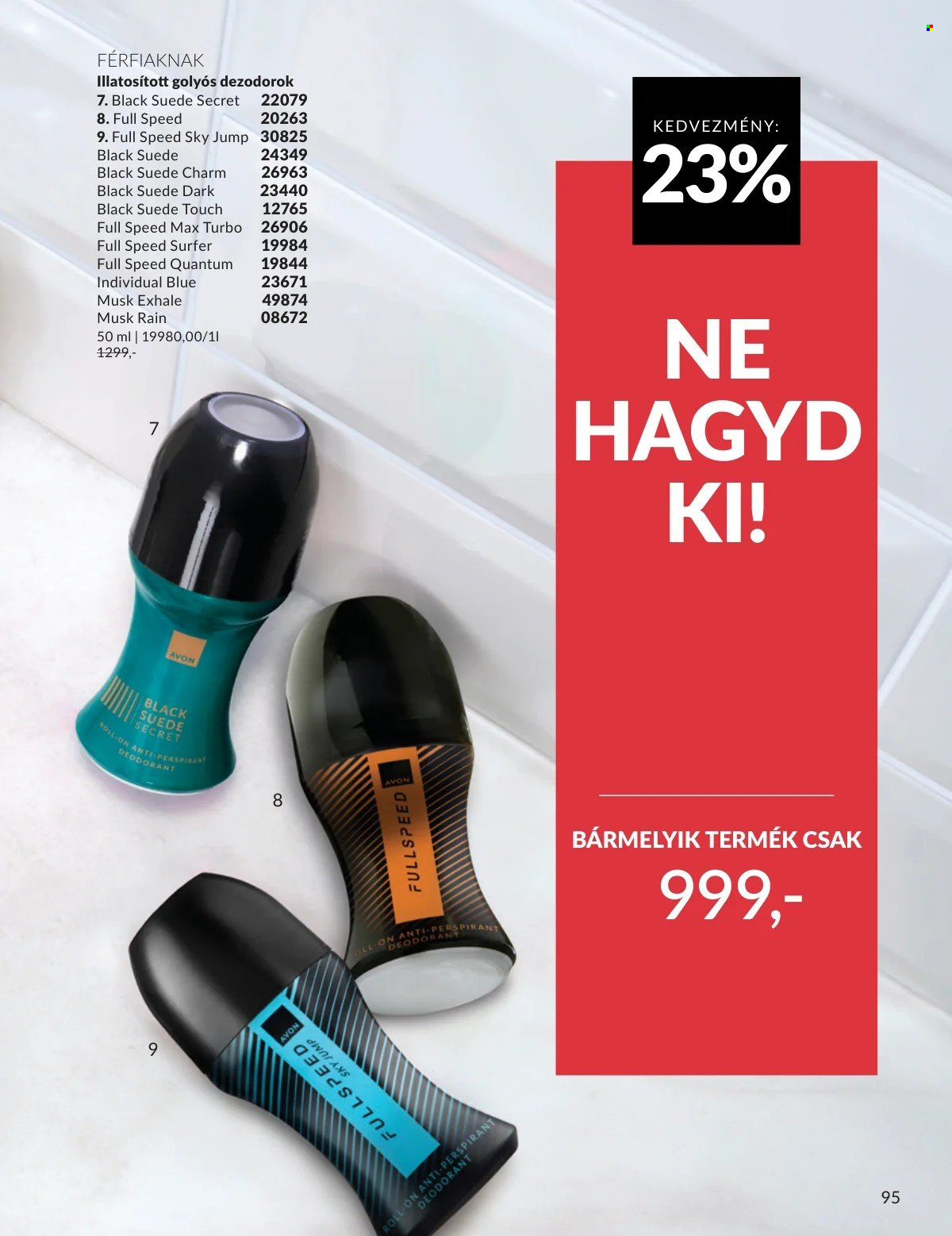 Avon akciós újságok - 2026.02.01 - 2026.02.28. Oldal 95