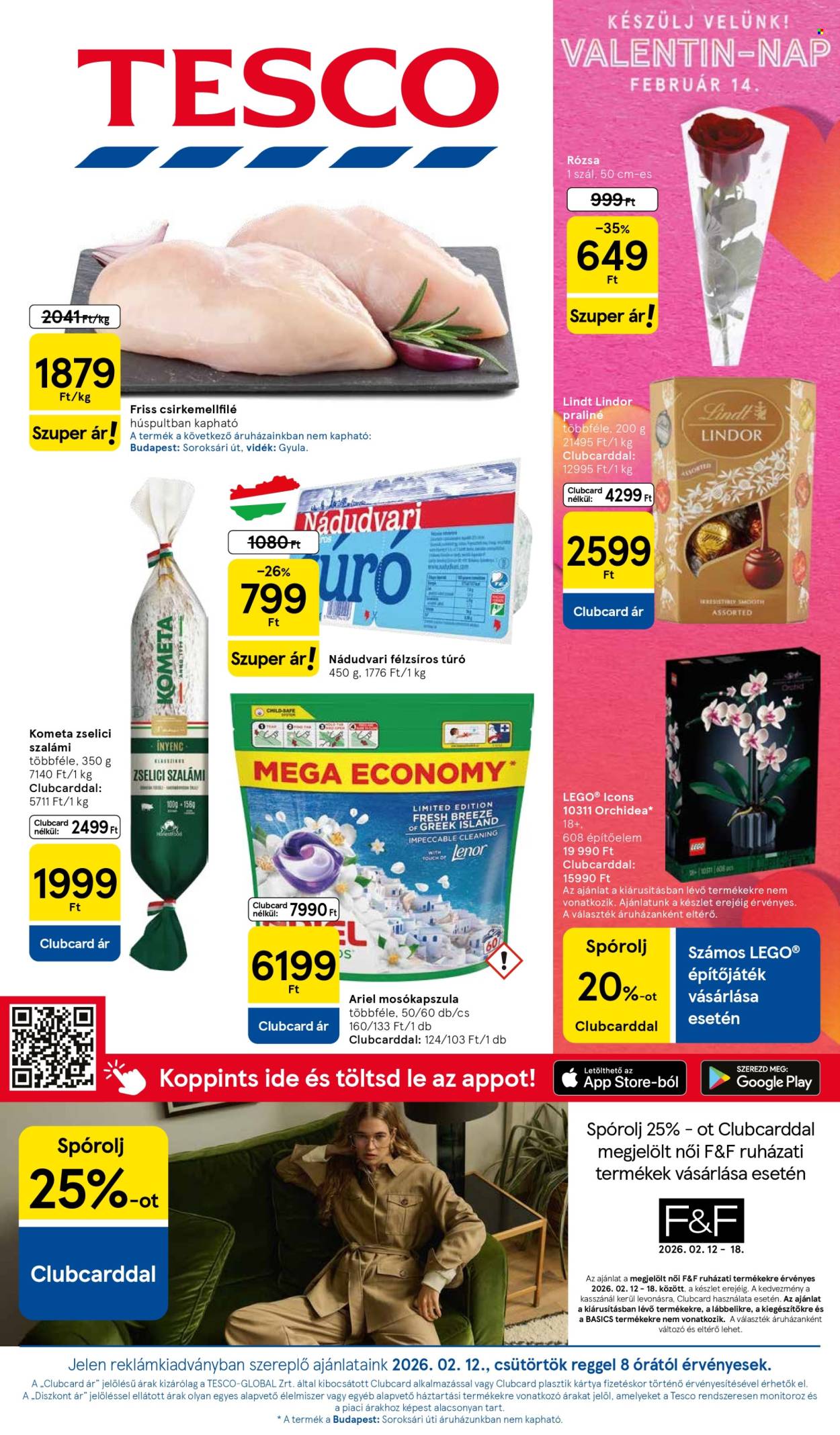 TESCO akciós újságok - 2026.02.12 - 2026.02.18. Oldal 1