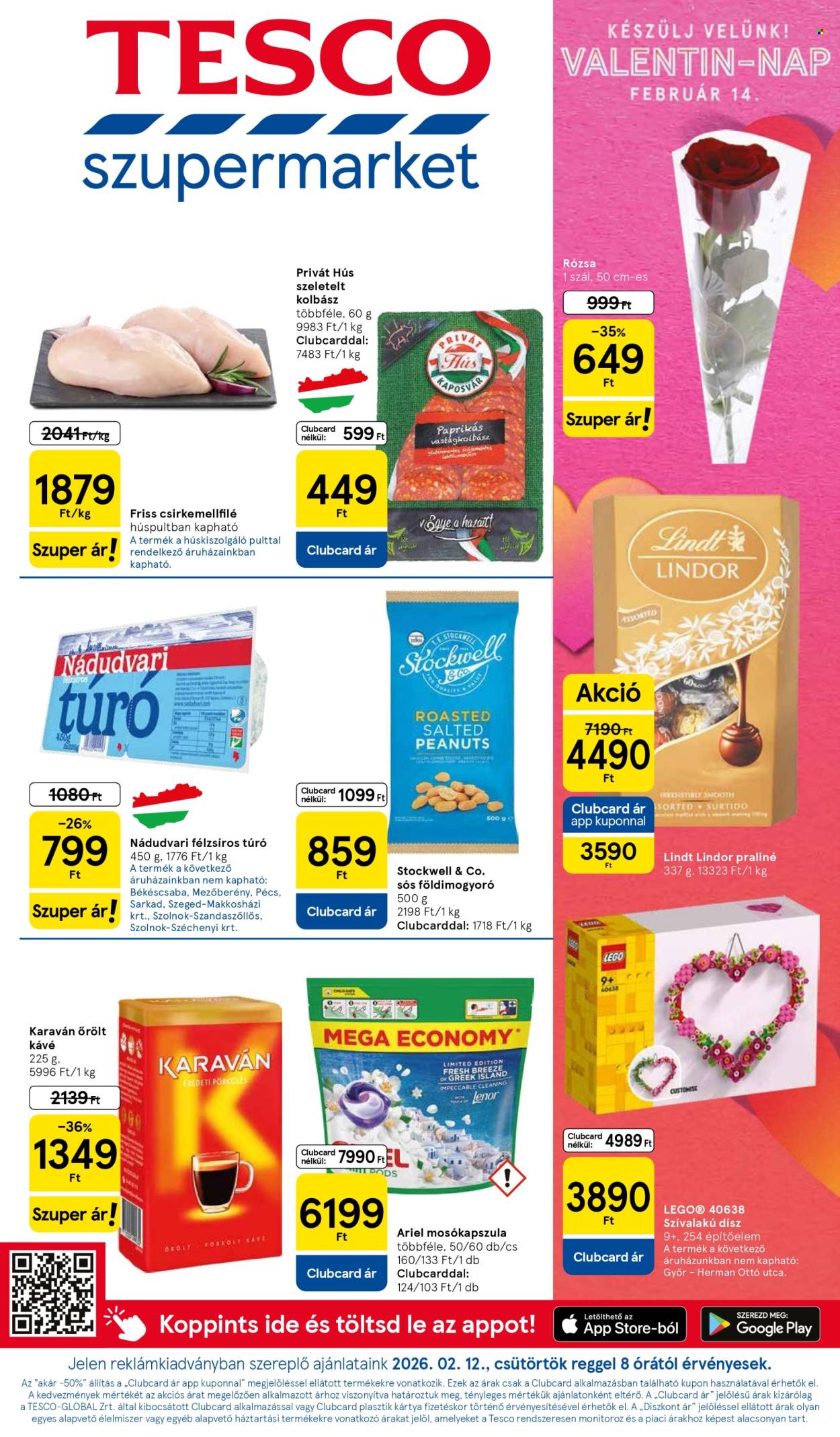 TESCO akciós újságok - 2026.02.12 - 2026.02.18. Oldal 1