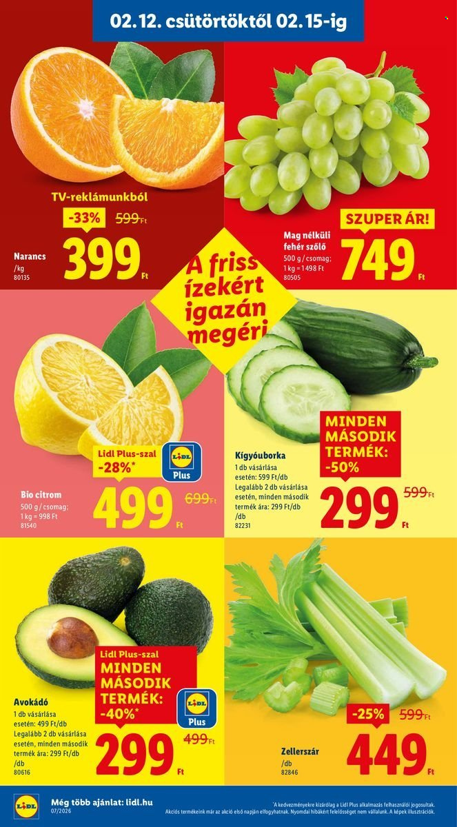 Lidl akciós újságok - 2026.02.12 - 2026.02.18. Oldal 2