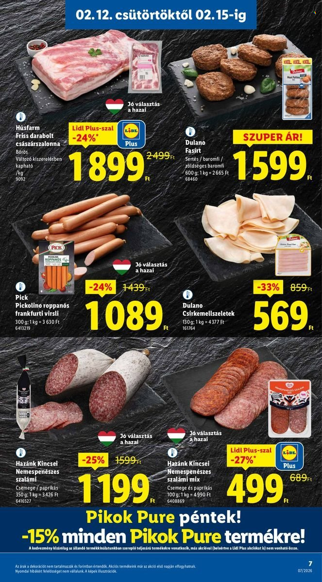 Lidl akciós újságok - 2026.02.12 - 2026.02.18. Oldal 7