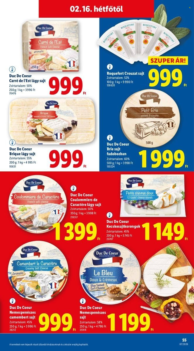 Lidl akciós újságok - 2026.02.12 - 2026.02.18. Oldal 55