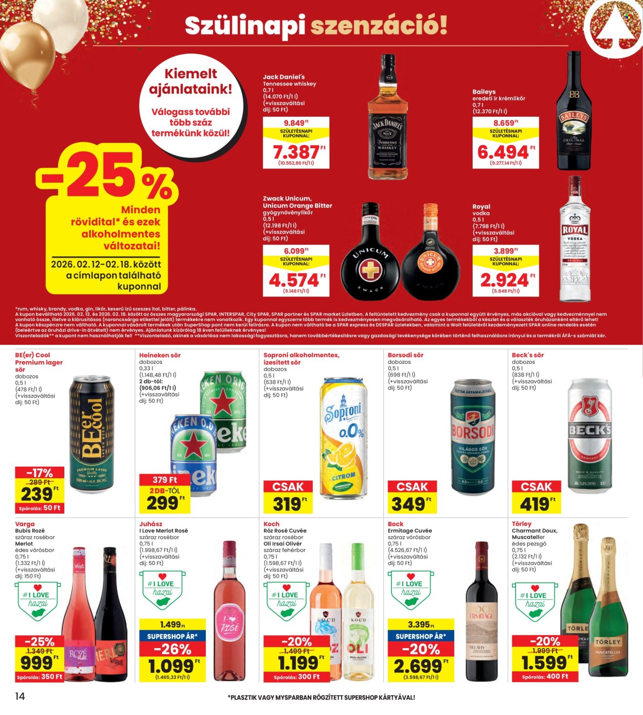 INTERSPAR akciós újságok - 2026.02.12 - 2026.02.18. Oldal 14