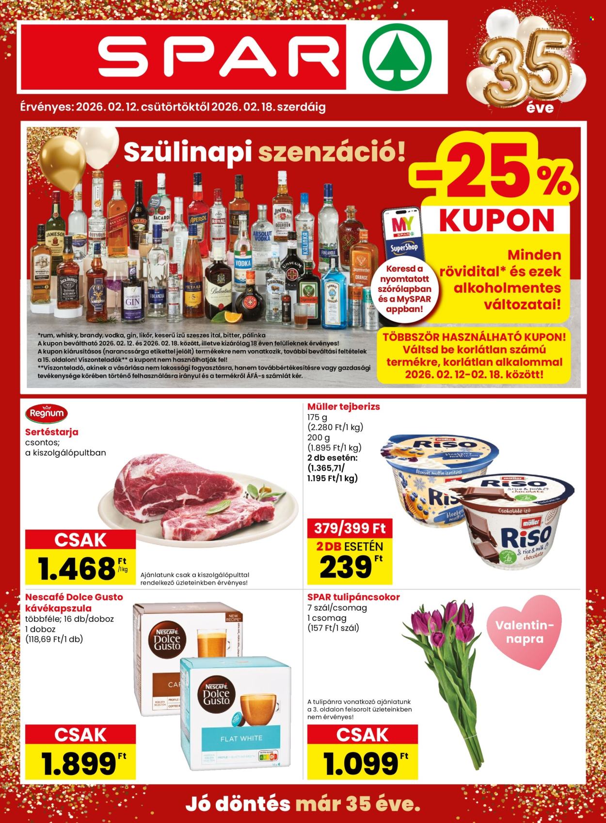 SPAR akciós újságok - 2026.02.12 - 2026.02.18. Oldal 1