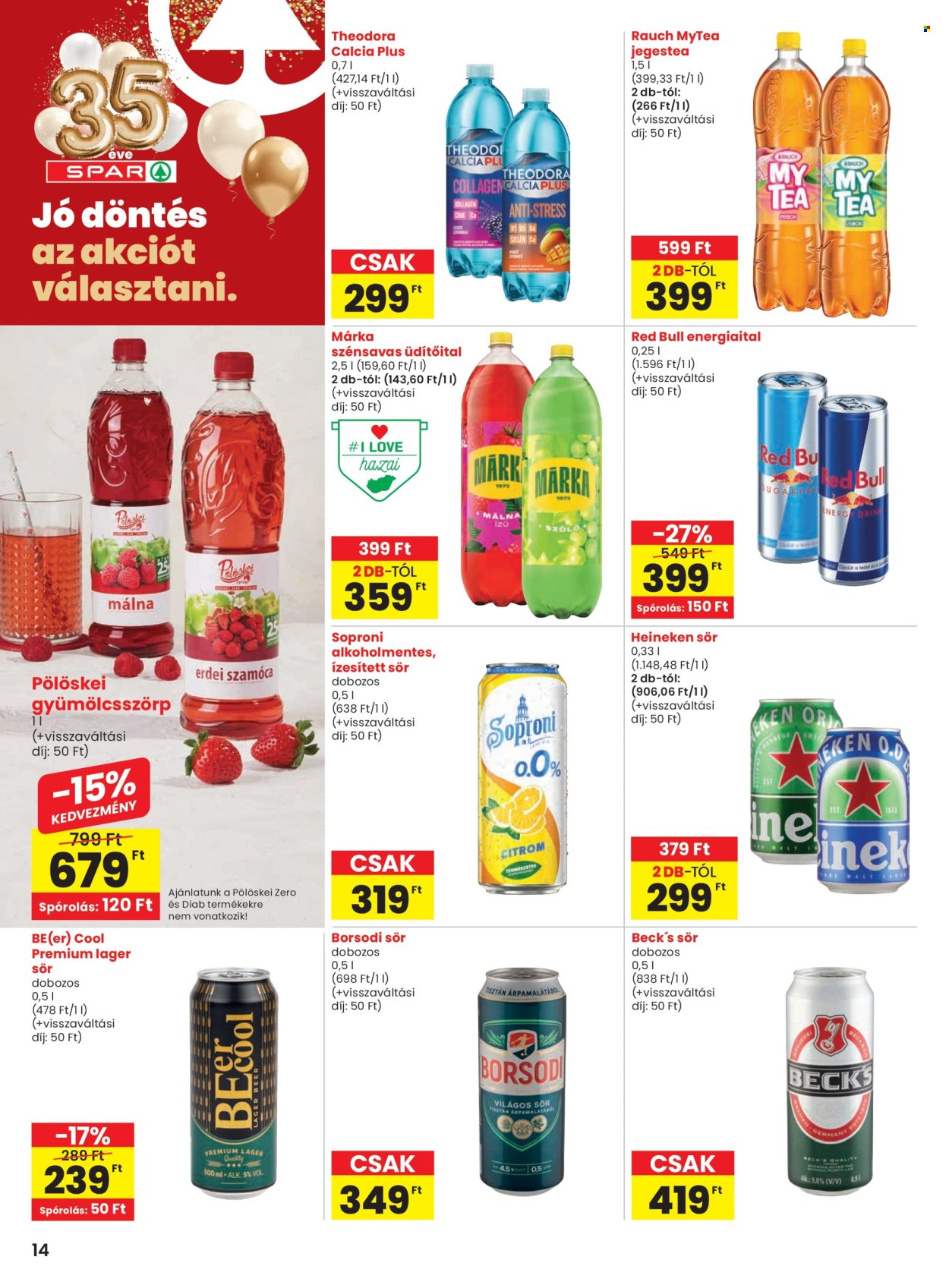 SPAR akciós újságok - 2026.02.12 - 2026.02.18. Oldal 14