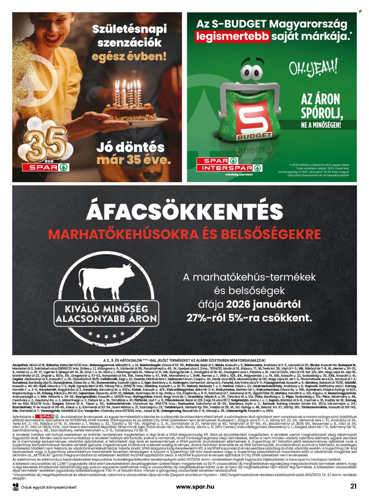 SPAR akciós újságok - 2026.02.12 - 2026.02.18. Oldal 19