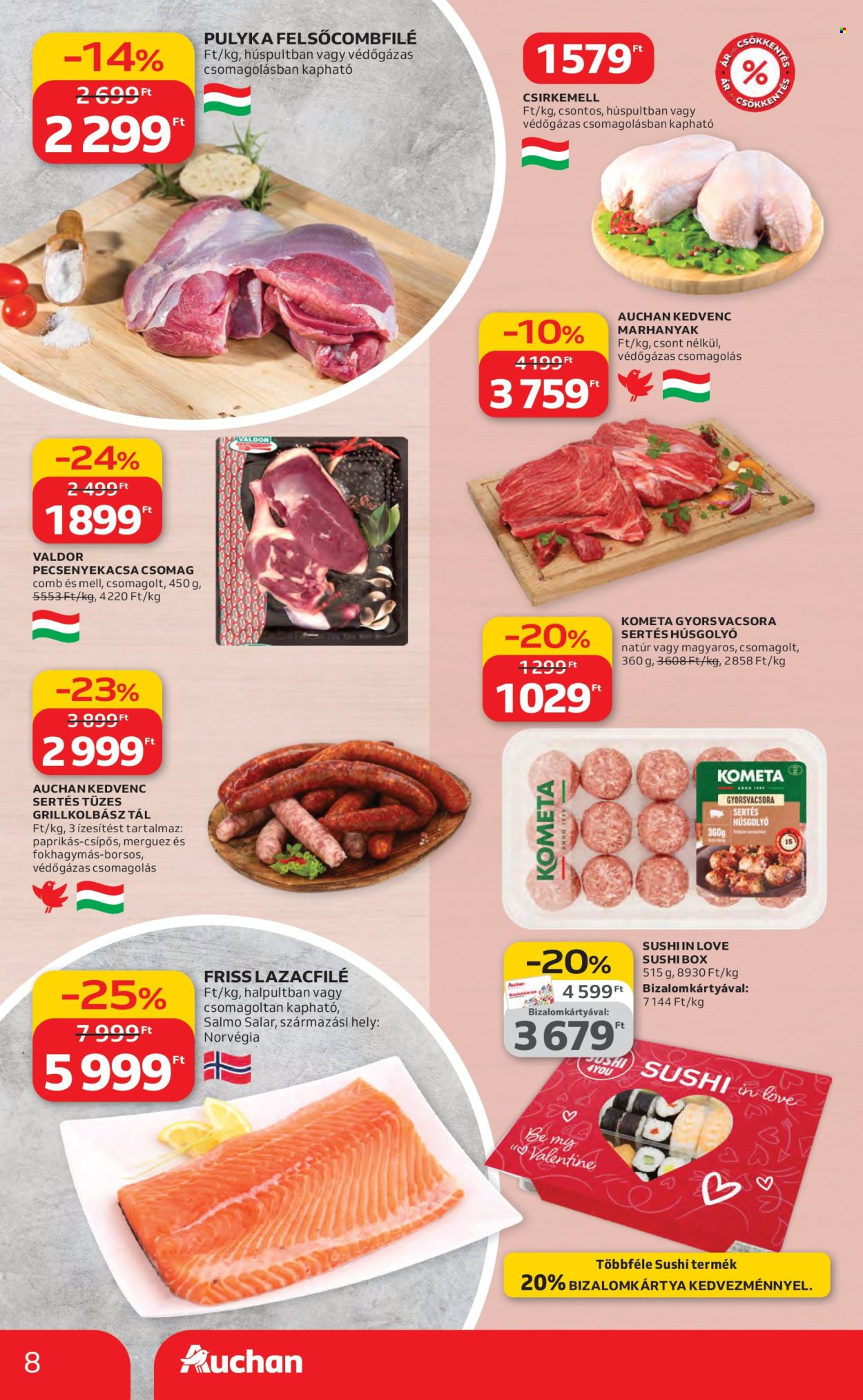 Auchan akciós újságok - 2026.02.12 - 2026.02.18. Oldal 8