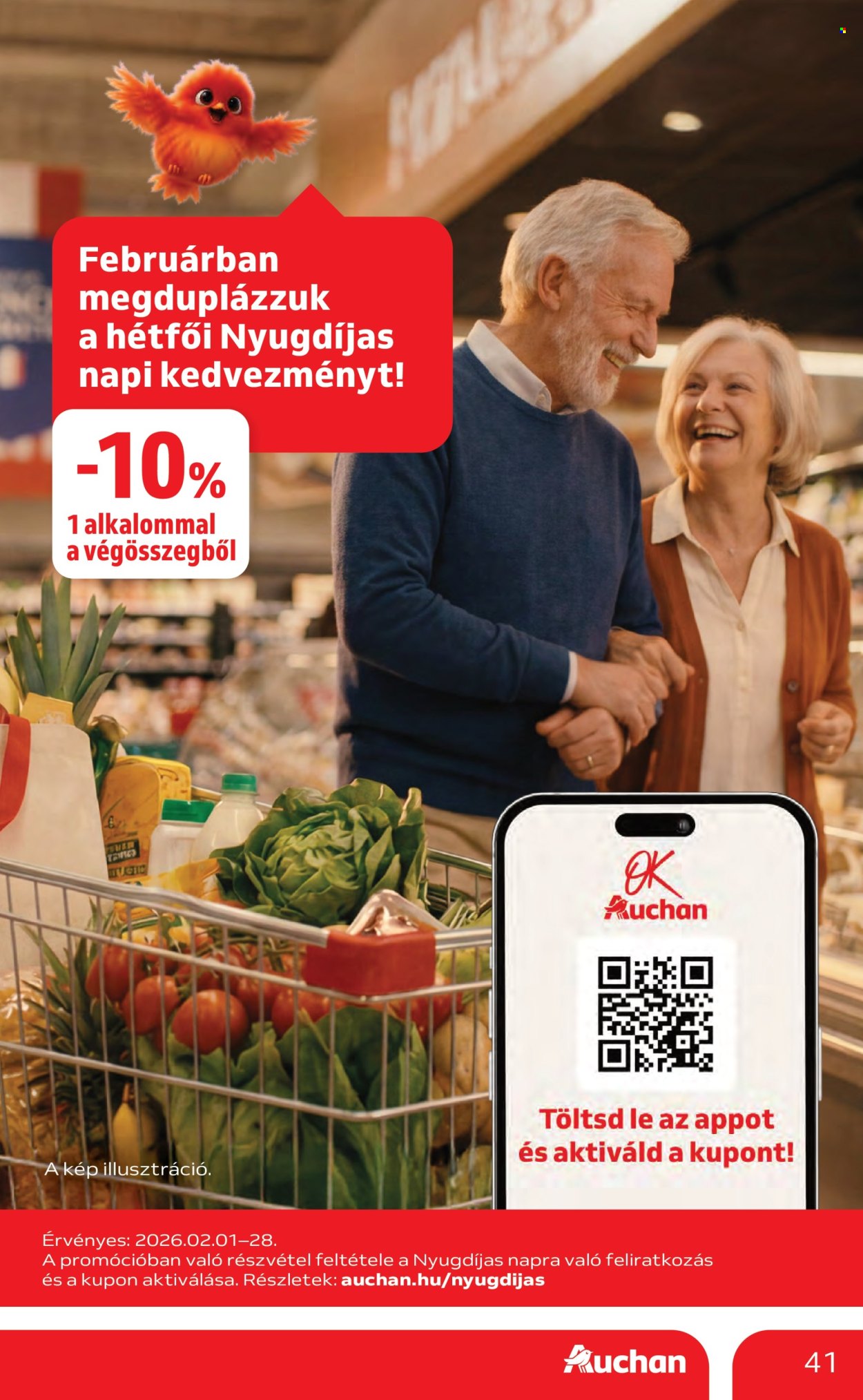 Auchan akciós újságok - 2026.02.12 - 2026.02.18. Oldal 41