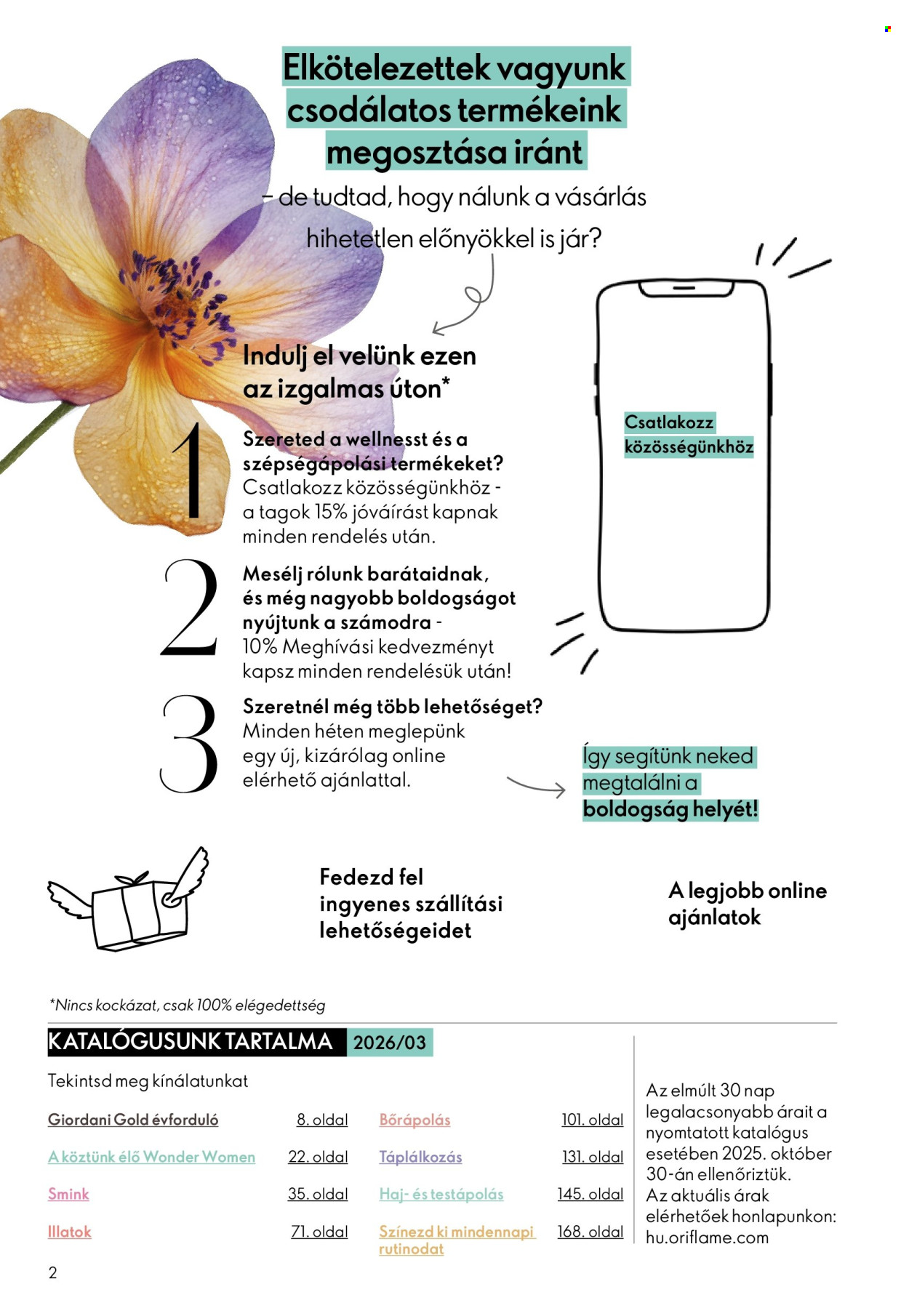 Oriflame akciós újságok - 2026.02.11 - 2026.03.03. Oldal 2