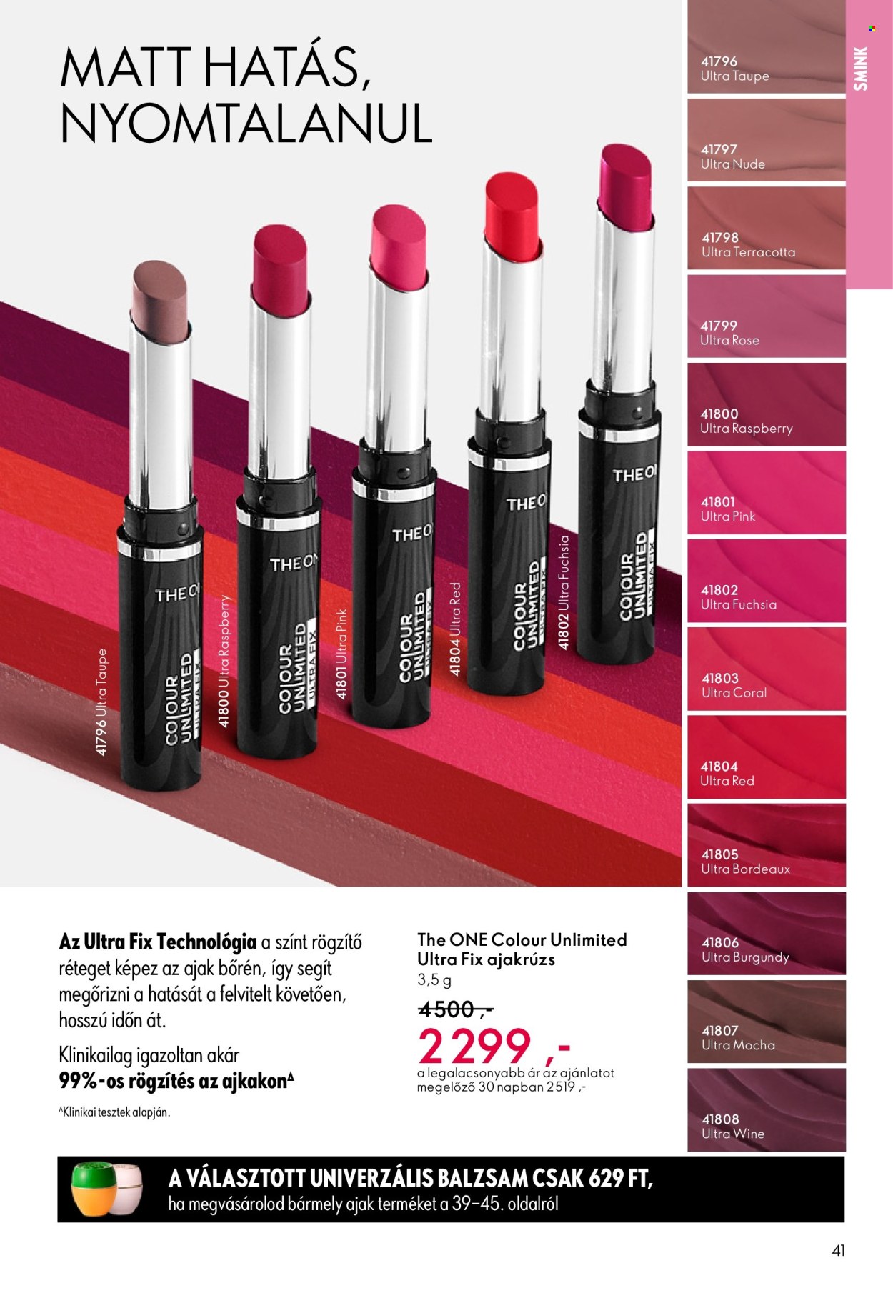 Oriflame akciós újságok - 2026.02.11 - 2026.03.03. Oldal 41