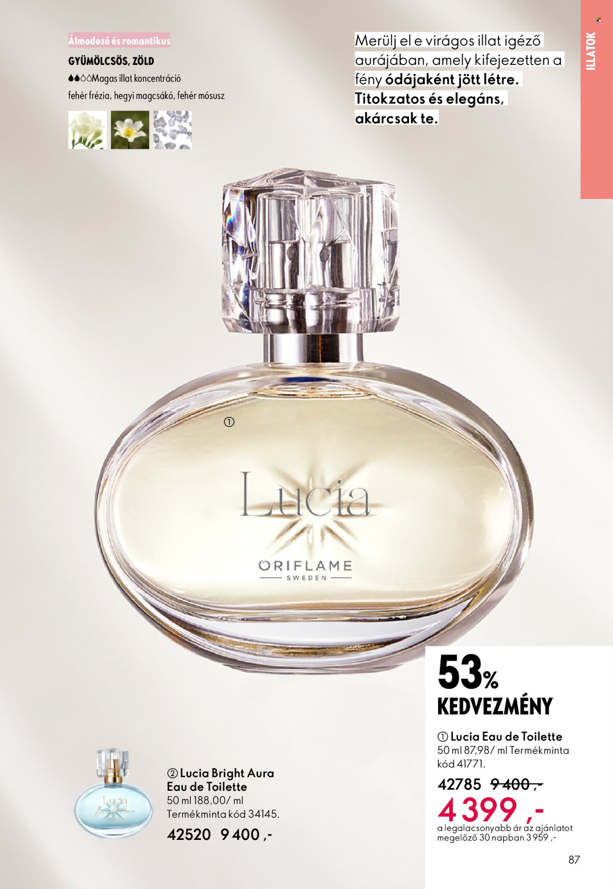 Oriflame akciós újságok - 2026.02.11 - 2026.03.03. Oldal 87