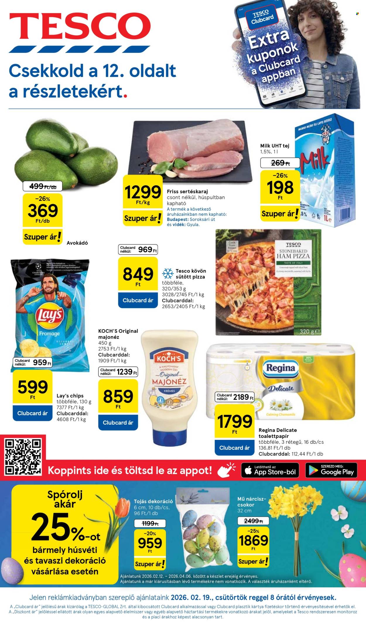 TESCO akciós újságok - 2026.02.19 - 2026.02.25. Oldal 1