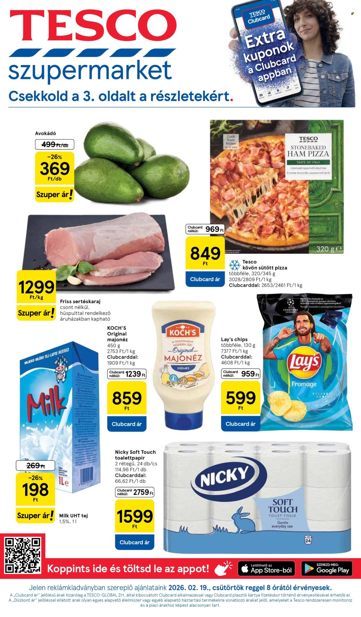 TESCO akciós újságok - 2026.02.19 - 2026.02.25. Oldal 1