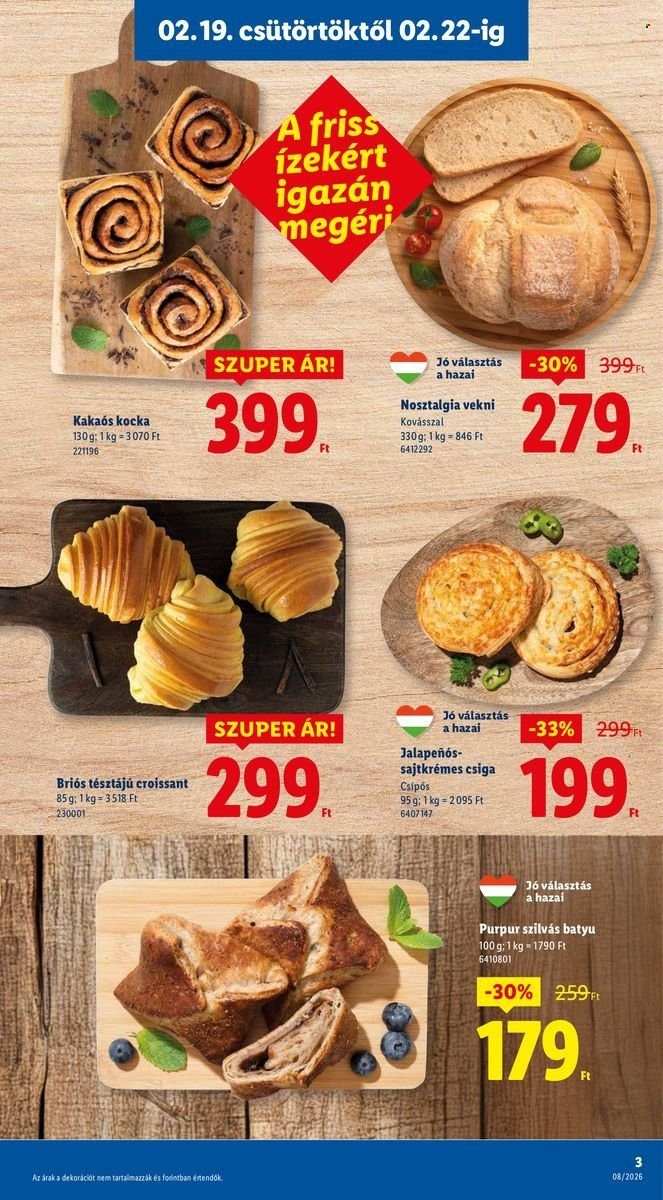 Lidl akciós újságok - 2026.02.19 - 2026.02.25. Oldal 3