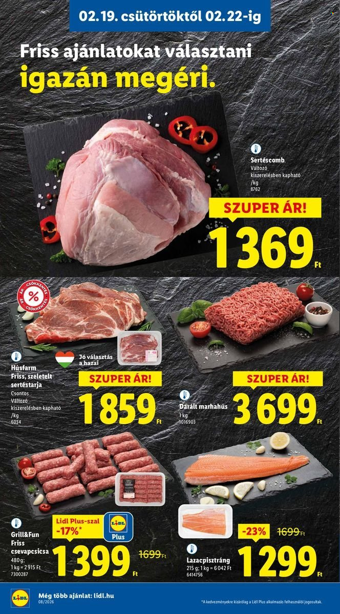Lidl akciós újságok - 2026.02.19 - 2026.02.25. Oldal 6