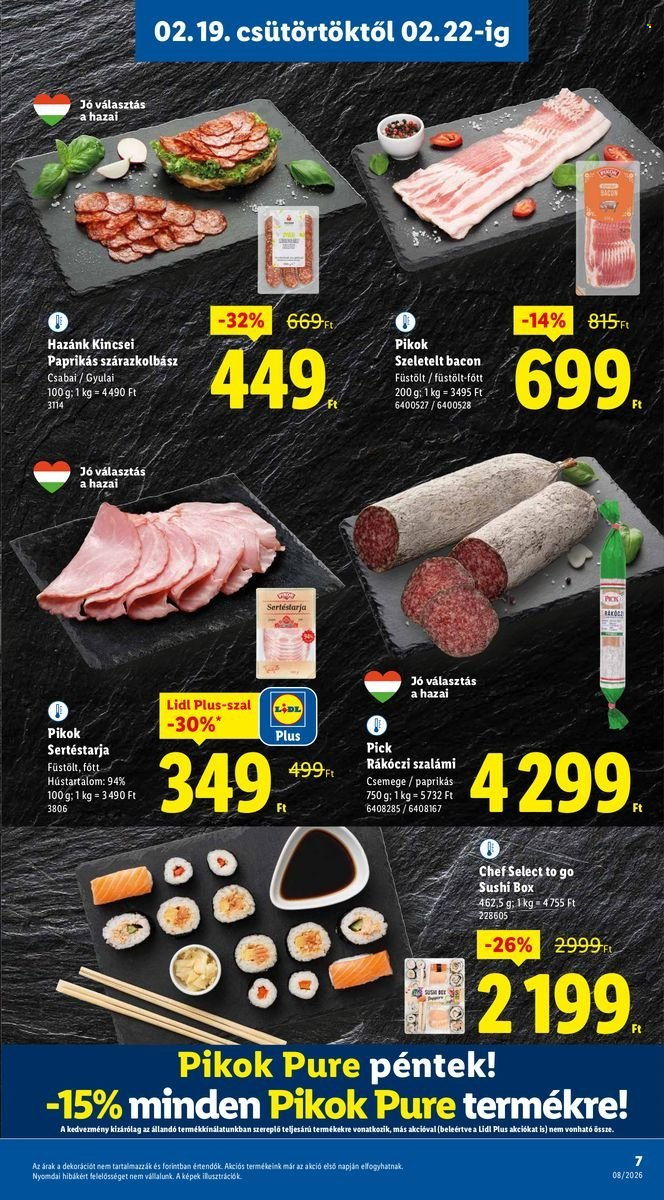 Lidl akciós újságok - 2026.02.19 - 2026.02.25. Oldal 7