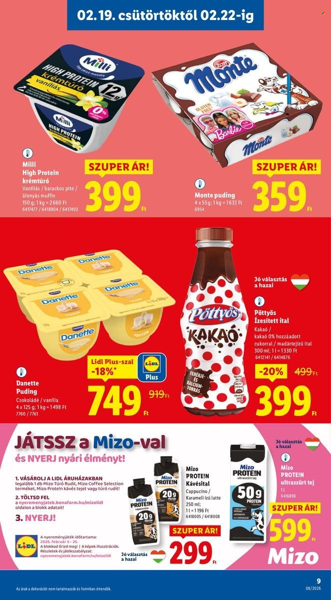 Lidl akciós újságok - 2026.02.19 - 2026.02.25. Oldal 9