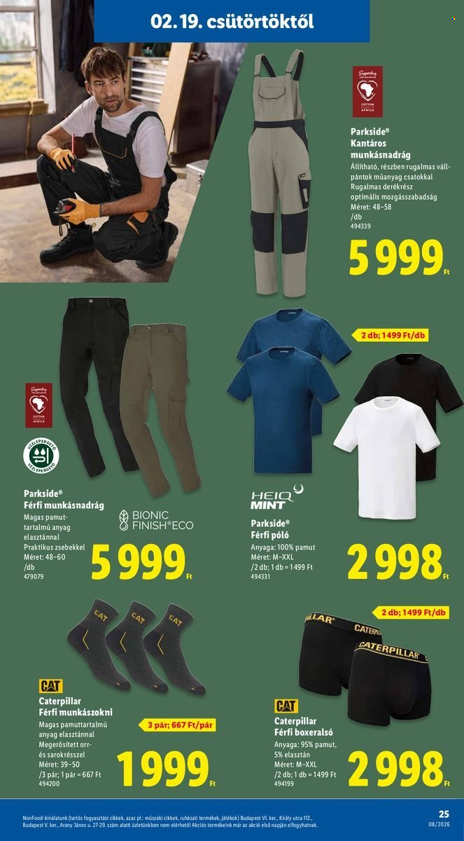 Lidl akciós újságok - 2026.02.19 - 2026.02.25. Oldal 25