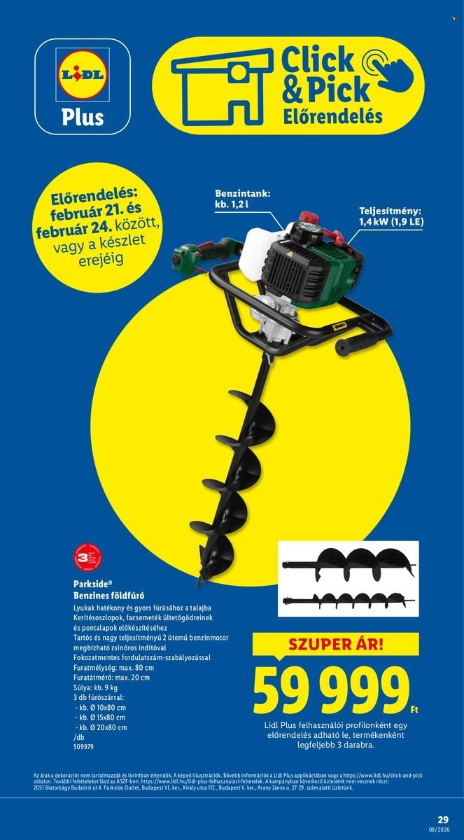 Lidl akciós újságok - 2026.02.19 - 2026.02.25. Oldal 29