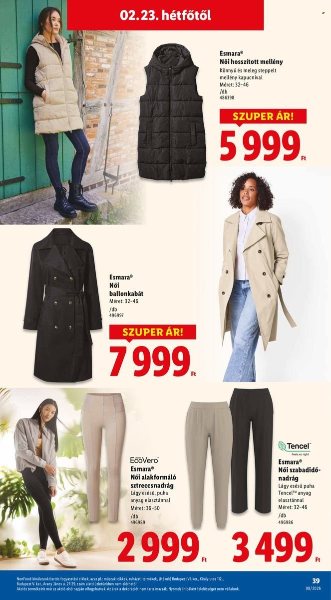 Lidl akciós újságok - 2026.02.19 - 2026.02.25. Oldal 39