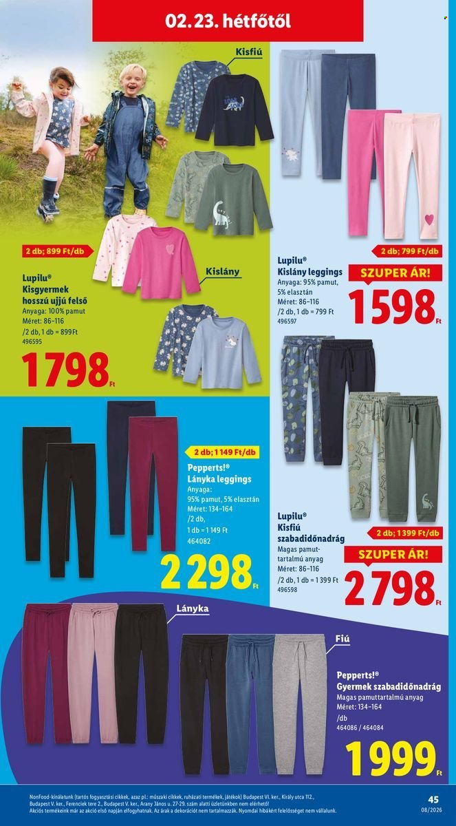 Lidl akciós újságok - 2026.02.19 - 2026.02.25. Oldal 45