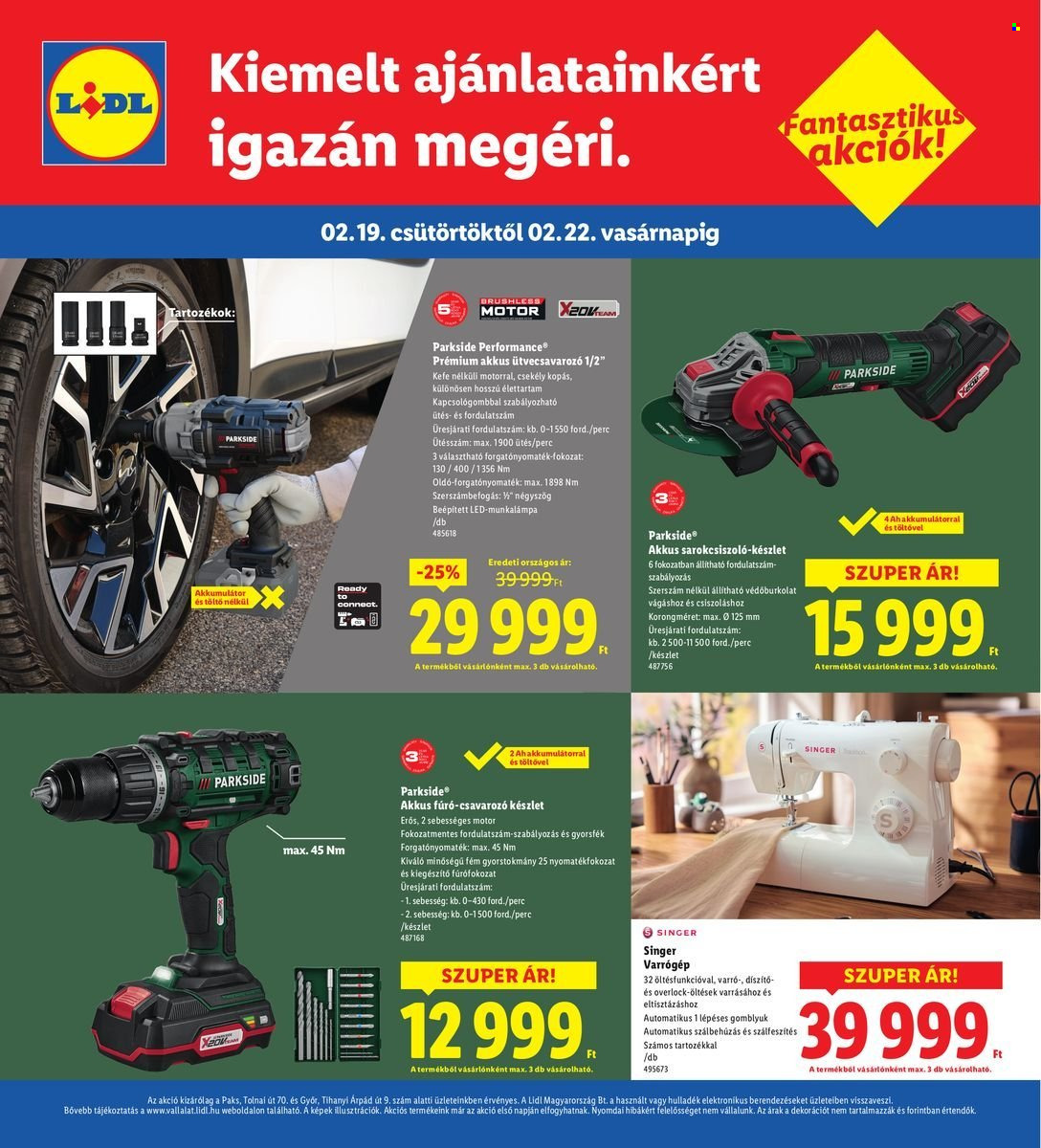 Lidl akciós újságok - 2026.02.19 - 2026.02.22. Oldal 4