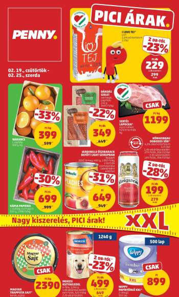 Újság Penny Market - 2026.02.19 - 2026.02.25.