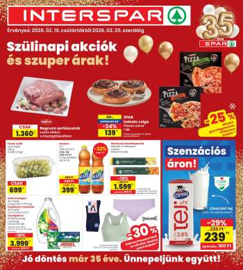 Újság INTERSPAR - 2026.02.19 - 2026.02.25.