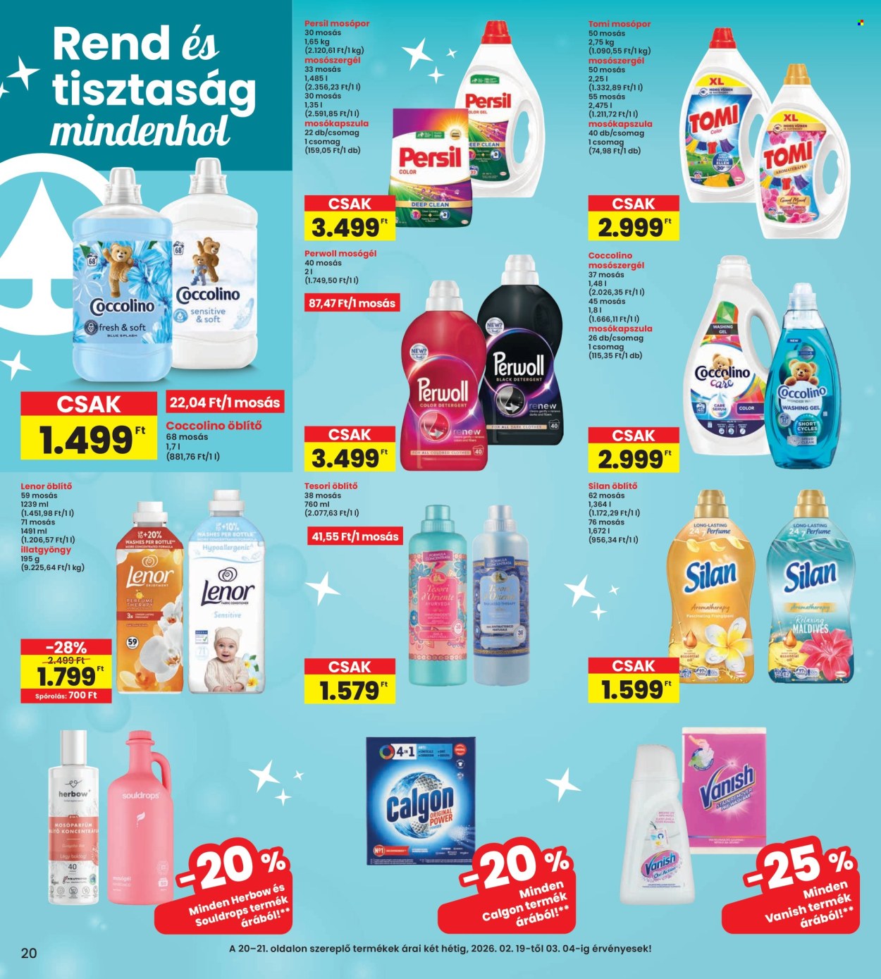 INTERSPAR akciós újságok - 2026.02.19 - 2026.02.25. Oldal 20
